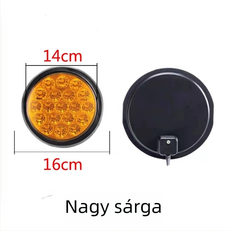 CIMC félpótkocsi LED hátsó lámpa, egy lámpás kialakítás, vízálló kör LED lámpa, 24V