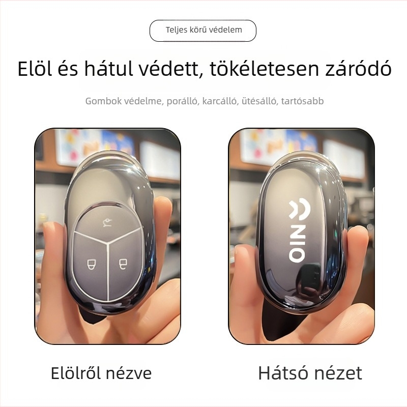 Gods business TPU kulcstartó NIO ES6/ES8/EC6-hoz NFC kártyával, egyszerű stílus