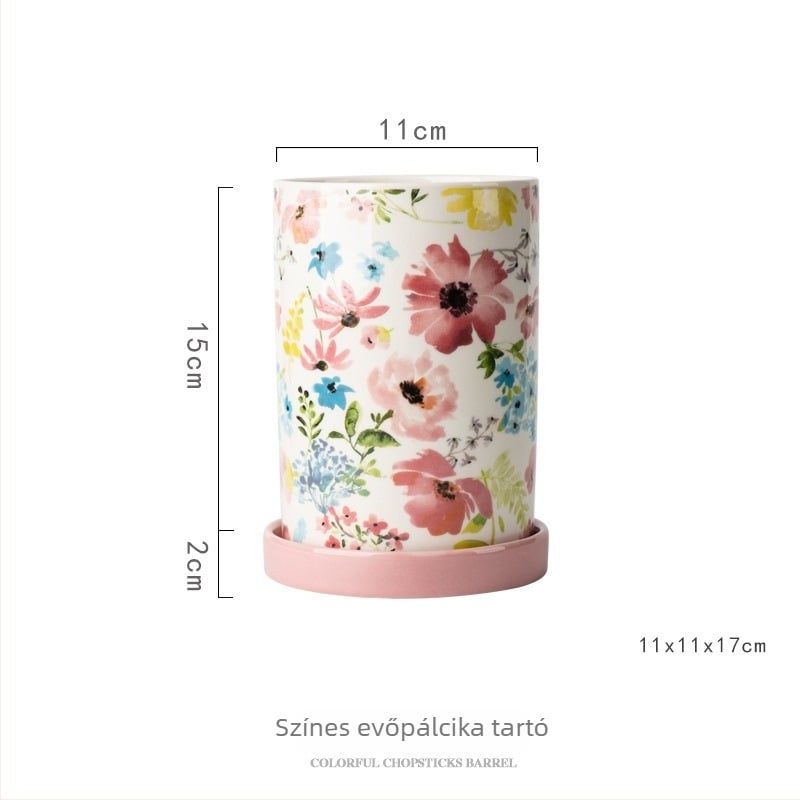 Kerámiából készült evőpálcika tartó drennel, Chopstick holder sorozat, Royal porcelain craftsman márka
