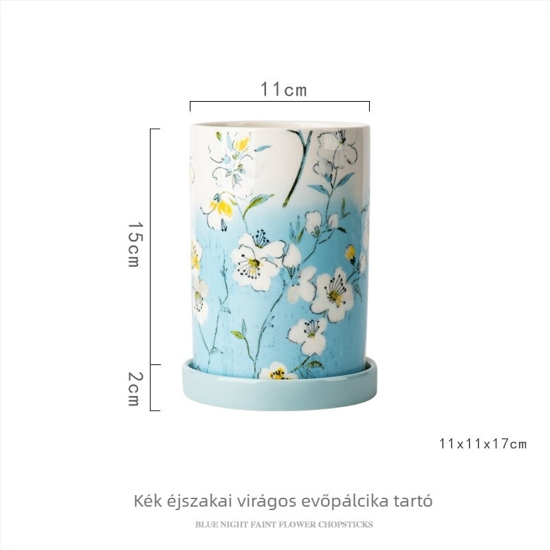 Kerámiából készült evőpálcika tartó drennel, Chopstick holder sorozat, Royal porcelain craftsman márka