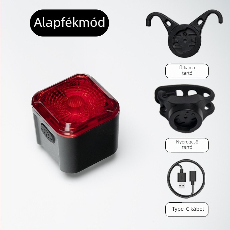 Kerékpár hátsó lámpa digitális energia kijelzővel és intelligens fékérzékelővel – Márka: An rider/nqy, testreszabható, magáncímke engedélyezett, nem importált