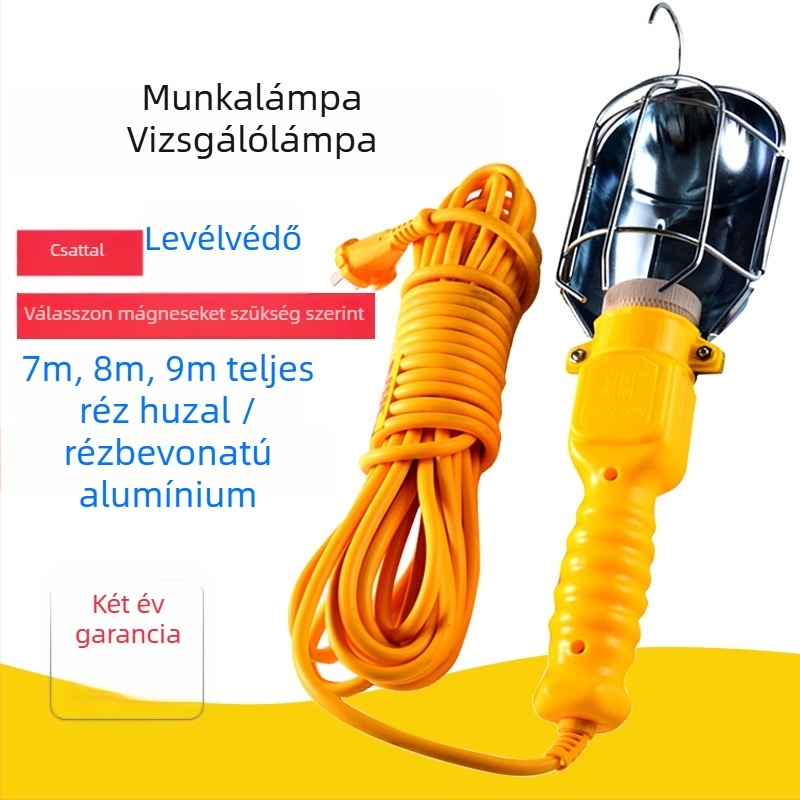 QY-087 Autójavítási munkalámpa, 100W, 12-220V, ABS ház, univerzális kompatibilitás