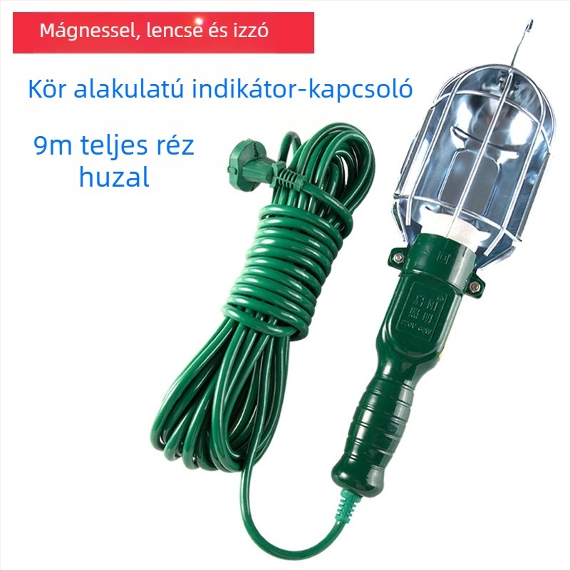 QY-087 Autójavítási munkalámpa, 100W, 12-220V, ABS ház, univerzális kompatibilitás