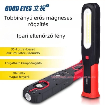 Autójavító munkalámpa COB LED-del, mágneses alap, háromfokozat fényerő, 5000 lm, modell 026