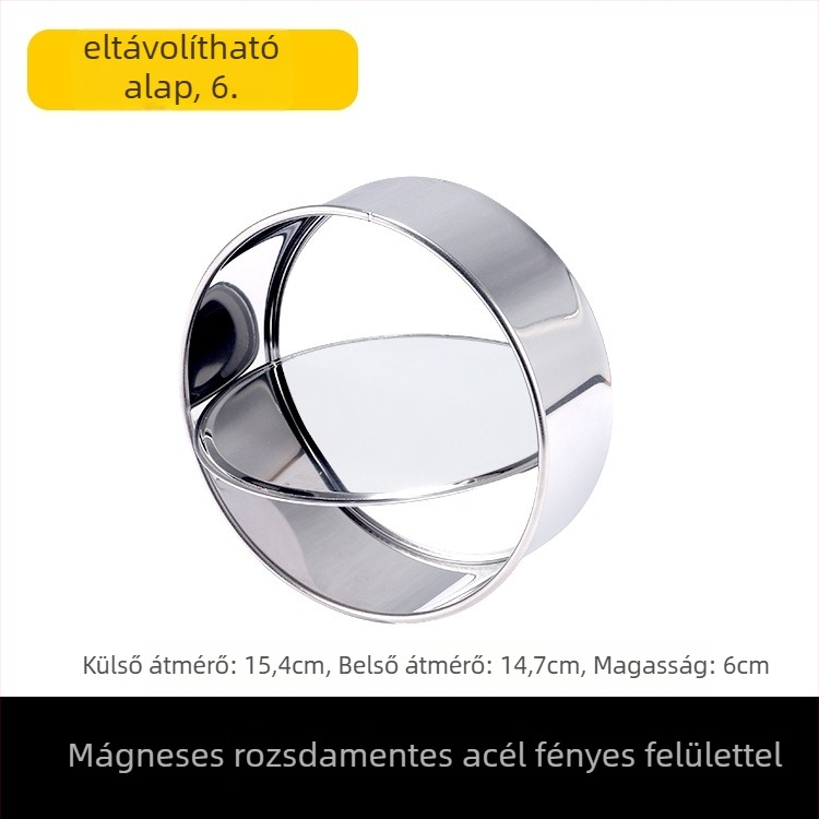 Jumao rozsdamentes acél kerek tortaforma sütéshez, japán stílusban