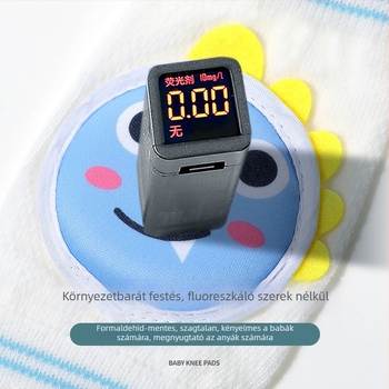 Nyári gyerek térdvédők légáteresztő hálós bevonattal, könnyűek és vékonyak, ideálisak mászáshoz és járáshoz, pamut bélés