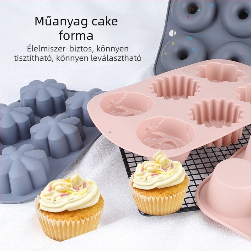 Kerida Szilikon Tortaforma – Szabálytalan Alak, Sütésre Alkalmas
