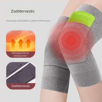 Zseb-stílusú térdvédő – Termikus, Varrat nélküli, Térdízület védelem, Uniszex