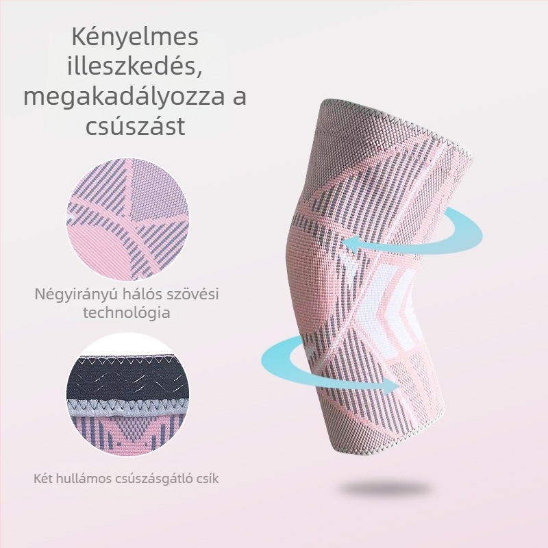 Sportos térdkalapvédő, légáteresztő meniszkusz védelem, futáshoz, kosárlabdához, badmintonhoz és tánchoz