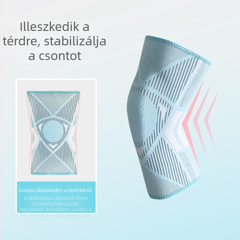 Sportos térdkalapvédő, légáteresztő meniszkusz védelem, futáshoz, kosárlabdához, badmintonhoz és tánchoz