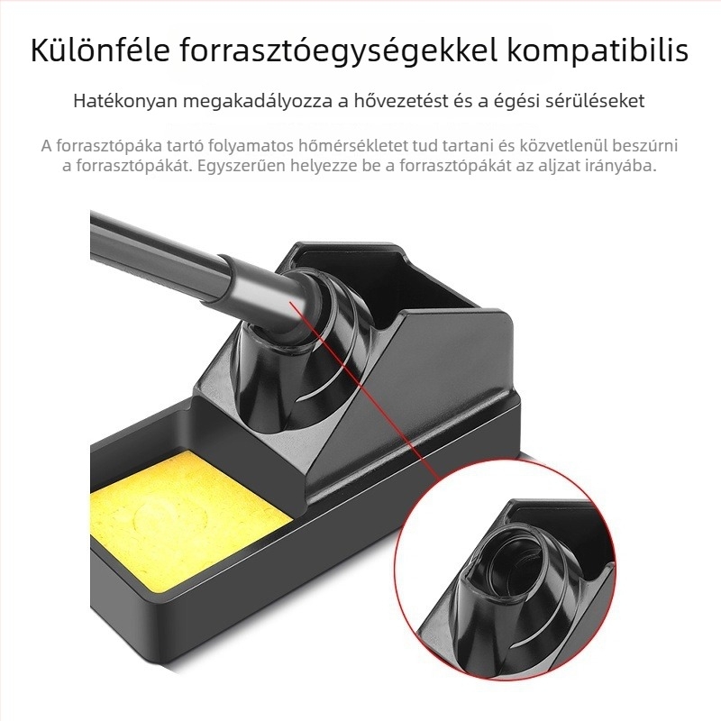 Deer Fairy Forrasztóállvány Bakelit fogantyúval és krómozott alappal