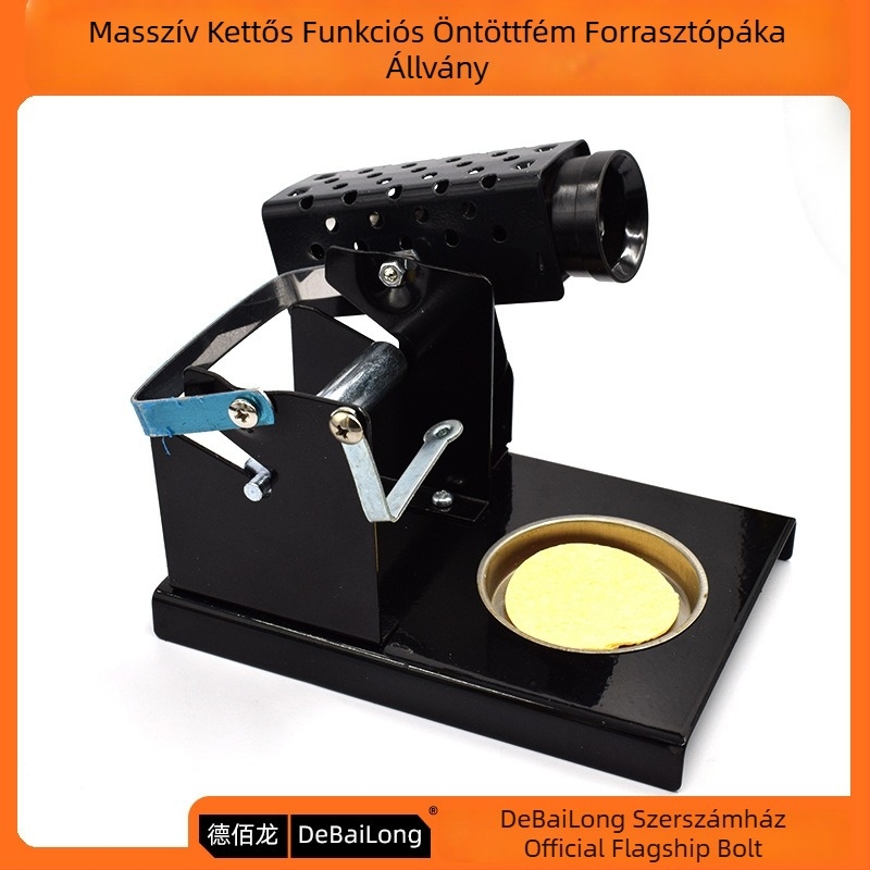 Teljesen fémes forrasztópáka állvány, többfunkciós, masszív tartó a forrasztáshoz és a forrasztódrót számára