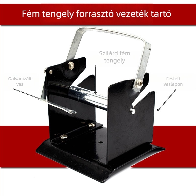 Teljesen fémes forrasztópáka állvány, többfunkciós, masszív tartó a forrasztáshoz és a forrasztódrót számára