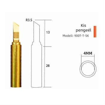 Repairman réz forrasztóhegy – precíziós, derékszögű (elbow) hegy, Flying soldering iron tip sorozat, ólommentes