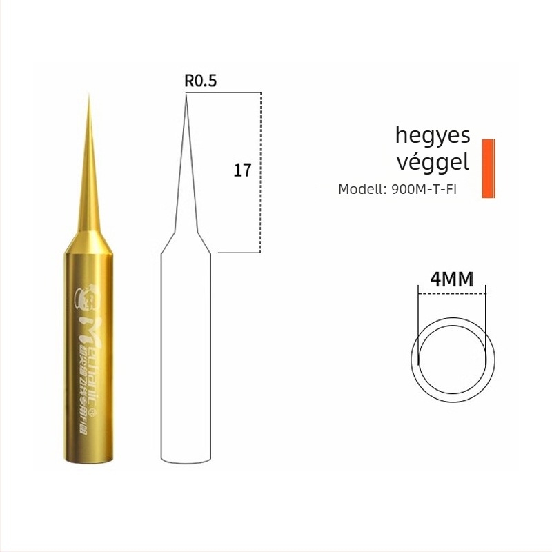 Repairman réz forrasztóhegy – precíziós, derékszögű (elbow) hegy, Flying soldering iron tip sorozat, ólommentes