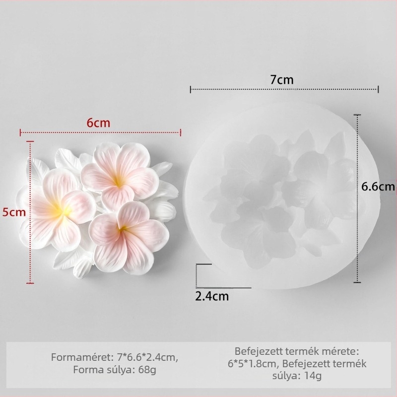 Sütéshez való szilikon virág forma — szabálytalan alak, modern minimalista stílus, 2024-es megjelenés
