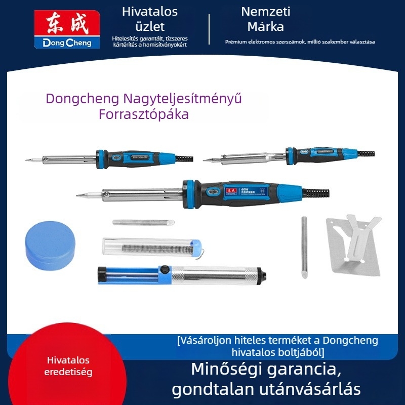 Dongcheng állandó hőmérsékletű elektromos forrasztópisztoly — háztartási készlet, kettős hőmérséklet, nagy teljesítmény