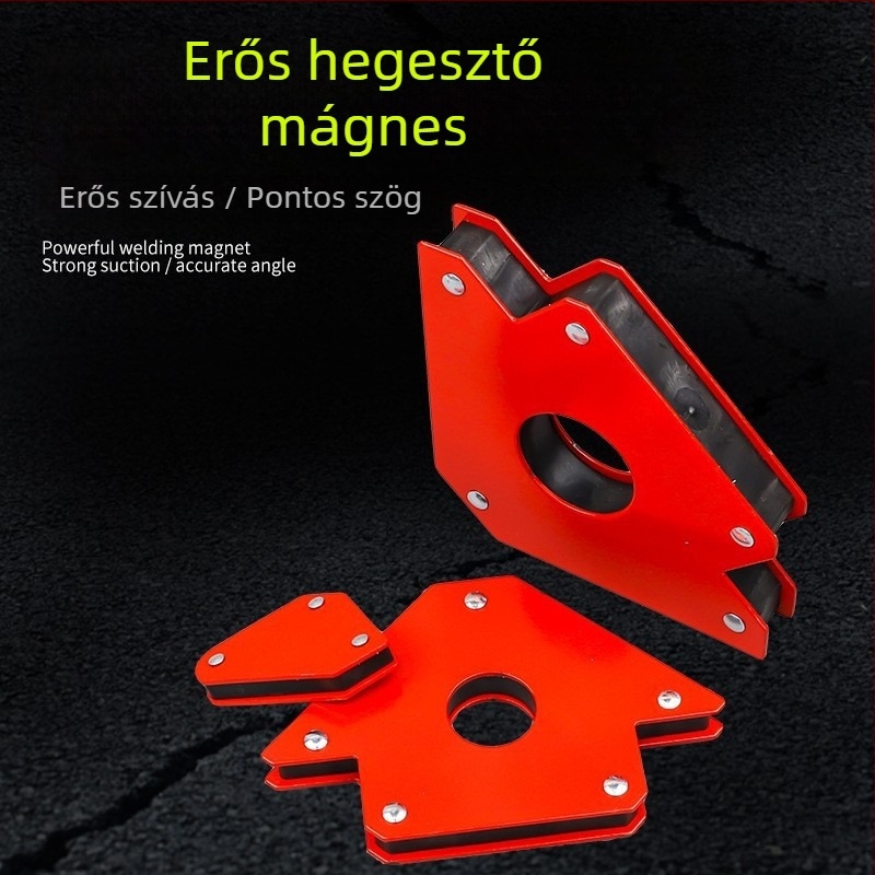 Erős mágneses hegesztő pozicionáló, vasat vonzó mágnessel, derékszögű és többszögű tartó a hegesztéshez