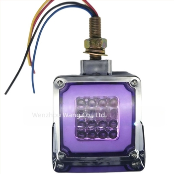 LED kettős oldalú négyzet alakú teherautó világítás – hátsó, oldalsó, féklámpa, ABS 12-24V IP67