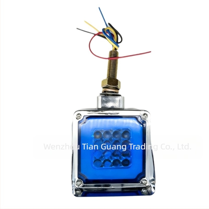 LED kettős oldalú négyzet alakú teherautó világítás – hátsó, oldalsó, féklámpa, ABS 12-24V IP67