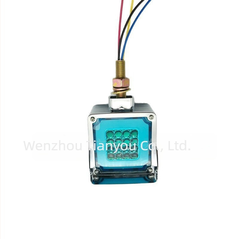 LED kettős oldalú négyzet alakú teherautó világítás – hátsó, oldalsó, féklámpa, ABS 12-24V IP67