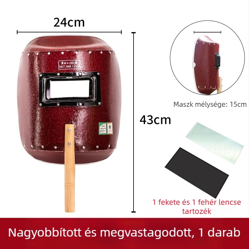 Kézi hegesztőmaszk – teljes arcvédelmet nyújt ívhegesztéshez, Gathering márka