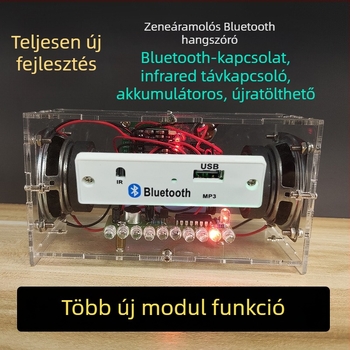 DIY töltő Bluetooth hangszóró készlet – Márka SSY, összeszerelési képzés, elektronikus hegesztés és hangvezérlési spektrum