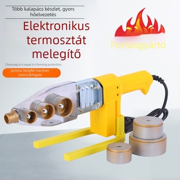Elektronikus PPR csőfúziós gép állandó hőmérsékletű, típus 20-63, manuális vezérlés, 220V, 50Hz