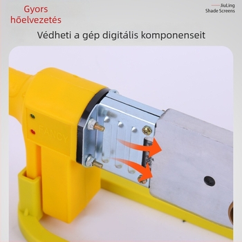 Elektronikus PPR csőfúziós gép állandó hőmérsékletű, típus 20-63, manuális vezérlés, 220V, 50Hz