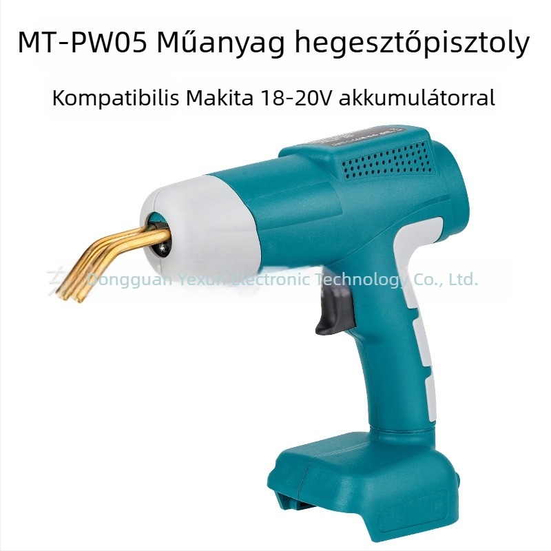 PW05 Hordozható műanyag hegesztőpisztoly javításokra, kompatibilis 18–20V szerszámakkumulátorral