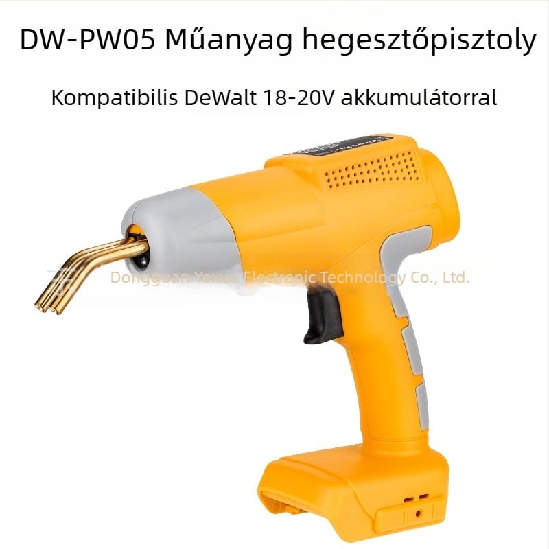 PW05 Hordozható műanyag hegesztőpisztoly javításokra, kompatibilis 18–20V szerszámakkumulátorral