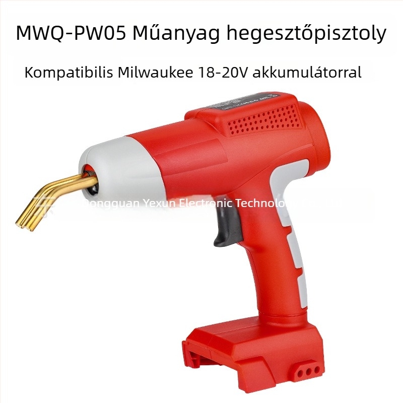 PW05 Hordozható műanyag hegesztőpisztoly javításokra, kompatibilis 18–20V szerszámakkumulátorral