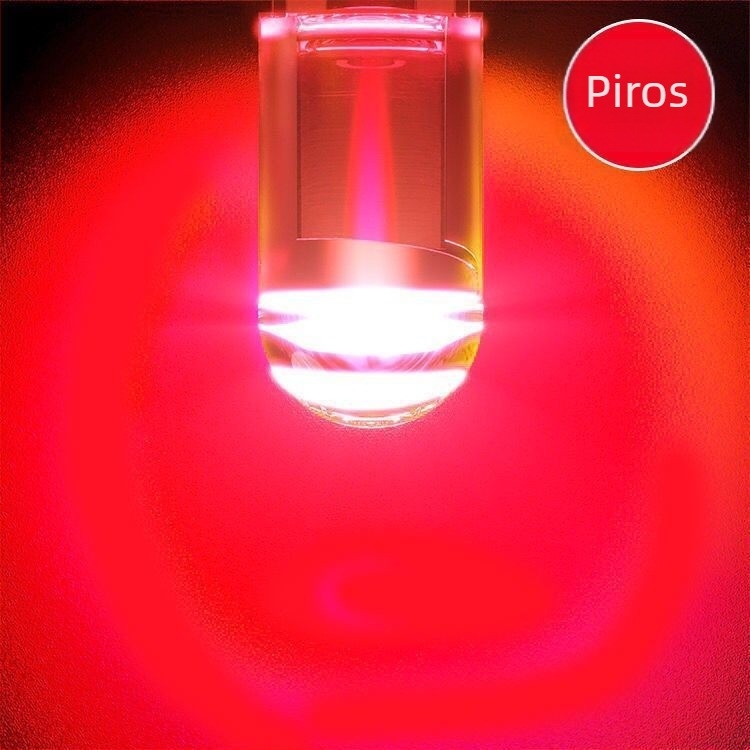 12V autó LED magas fényerősségű lencse, T10 kis dugaszoló, nappali menetfény W5W, világítás a rendszámhoz