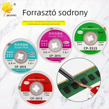 Desoldering eszközök készlet: Sívódrót, alacsony maradékú szalag, BGA pad eltávolító eszköz; Márka Record Work; Anyag sandalwood; Sorozat Other