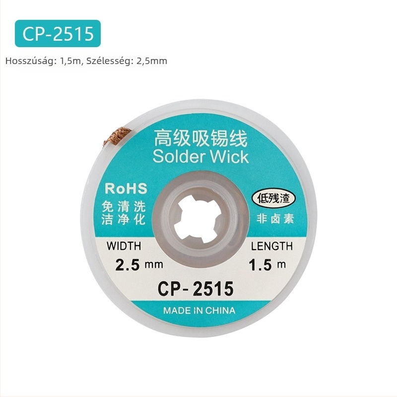 Desoldering eszközök készlet: Sívódrót, alacsony maradékú szalag, BGA pad eltávolító eszköz; Márka Record Work; Anyag sandalwood; Sorozat Other