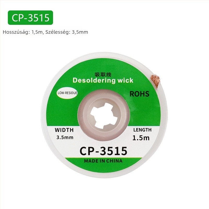 Desoldering eszközök készlet: Sívódrót, alacsony maradékú szalag, BGA pad eltávolító eszköz; Márka Record Work; Anyag sandalwood; Sorozat Other