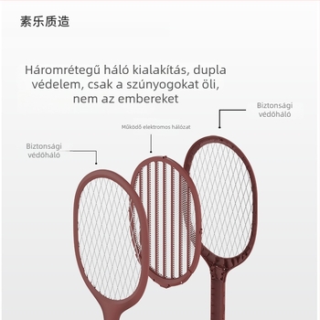 Sule P1 elektromos szúnyogcsapó LED-lámpával, 2‑az‑1-ben, beépített 2001–2500 mAh akkumulátor, töltési idő 1–3 óra, lefedettség 11–20㎡