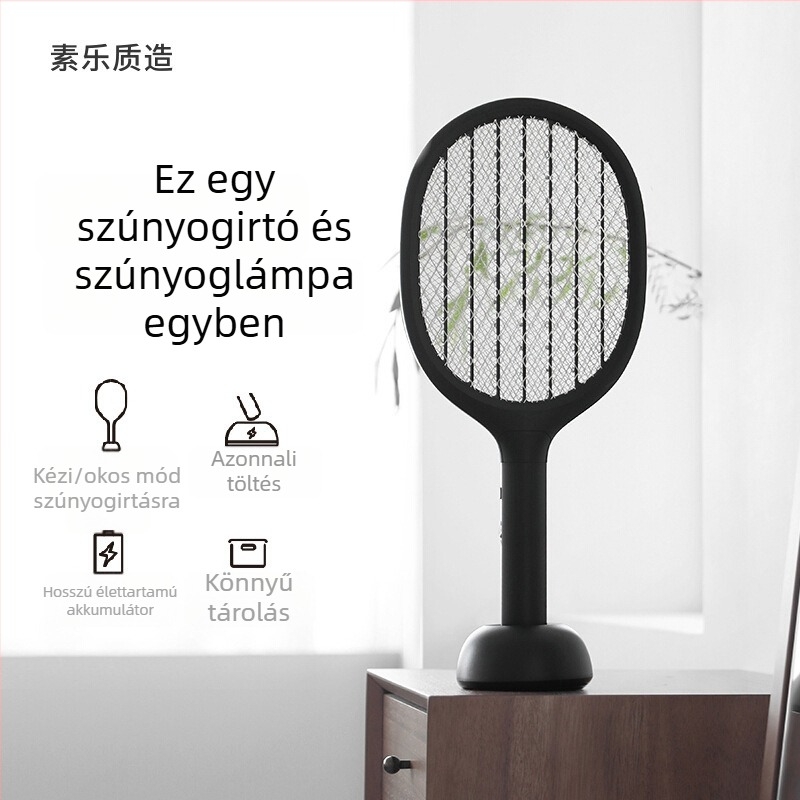 Sule P1 elektromos szúnyogcsapó LED-lámpával, 2‑az‑1-ben, beépített 2001–2500 mAh akkumulátor, töltési idő 1–3 óra, lefedettség 11–20㎡