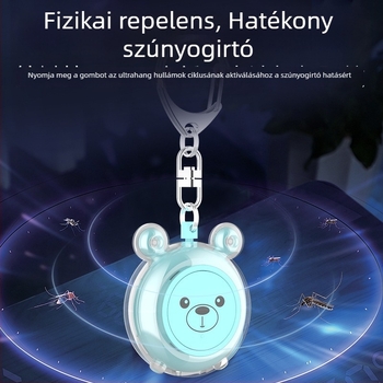 M96 Állat alakú ultrahangos elektromos szúnyogriasztó, 5V, 5W, 34 Hz–70 kHz, újratölthető