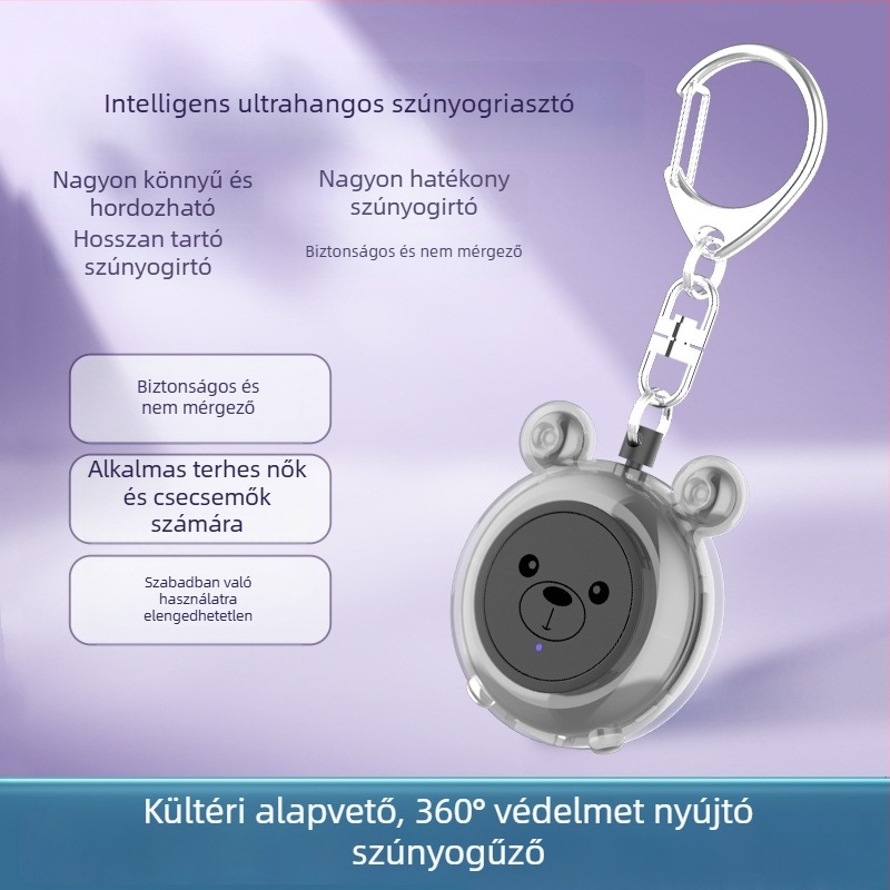 M96 Állat alakú ultrahangos elektromos szúnyogriasztó, 5V, 5W, 34 Hz–70 kHz, újratölthető