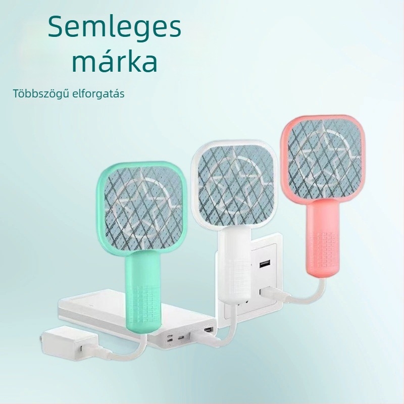 USB Mini Elektromos Szúnyogcsapó és Csapda Lámpa, Újratölthető, 2 az 1-ben Szúnyogirtó Elektrosokkal