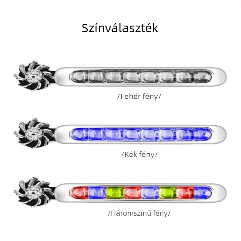 Autók nappali menetfényei, univerzális illeszkedés, modell A177s, ragasztóval történő felszerelés, műanyag ház