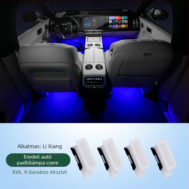 Rosyclouds Ideal foot light – autó belső láb alatti világítás, ambient világítás, OEM eredeti gyár, kompatibilis az alapértelmezett modellel