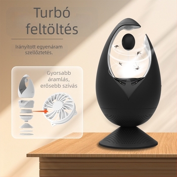 LED fotokatalizátoros szúnyogriasztó lámpa, szívó üzemmód, USB-tápellátás, 11–20 m² lefedettség