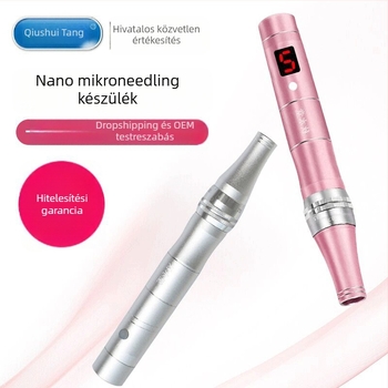 Nano elektromos mikrotűs szépségkészülék az arc számára, víz- és fényterápiával, otthoni használatra