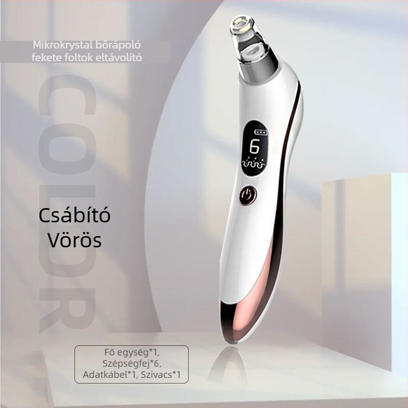 Elektromos hordozható bőrápoló készülék pórusok tisztítására - 3 sebességű forgás (Model 810) - ABS ház