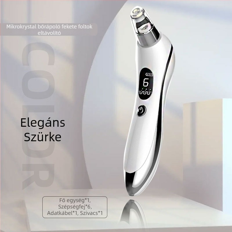 Elektromos hordozható bőrápoló készülék pórusok tisztítására - 3 sebességű forgás (Model 810) - ABS ház