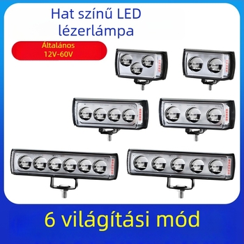 Háromoldalas LED spotlámpa autókhoz, teherautókhoz és mezőgazdasági járművekhez, 12–60V, 20W, vízálló