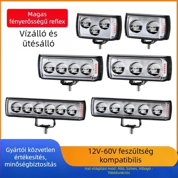 Háromoldalas LED spotlámpa autókhoz, teherautókhoz és mezőgazdasági járművekhez, 12–60V, 20W, vízálló