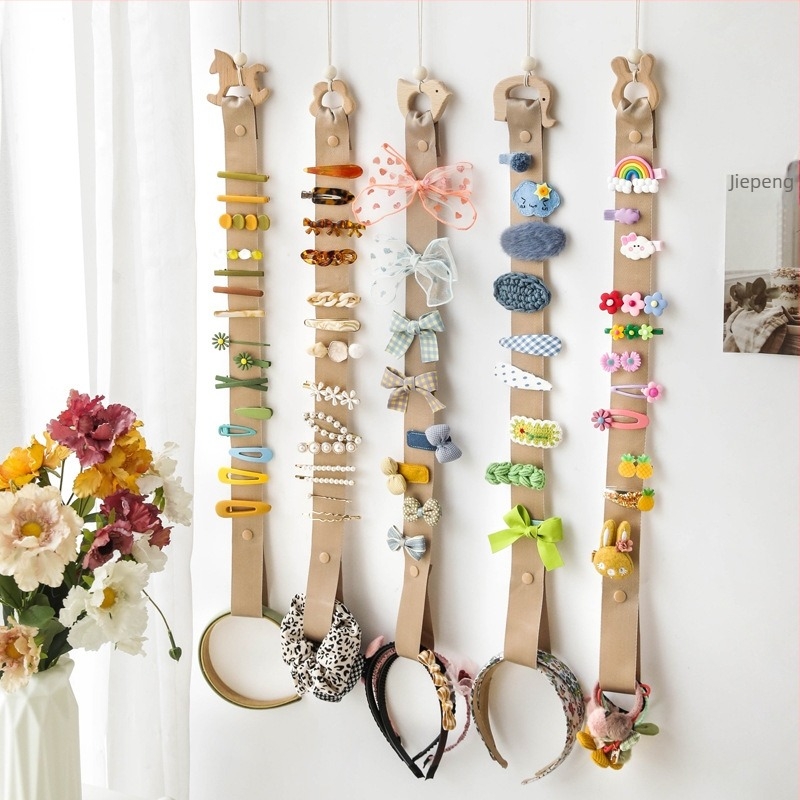 Tömörfa ékszerpolc, négyszögletes kialakítás, nordic wind stílus, splicing technikával, Tianyu Jewelry